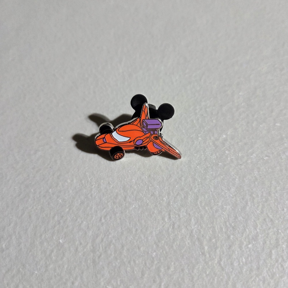 Disney Trading Pin Unisex OS Orange Baymax Racers Car